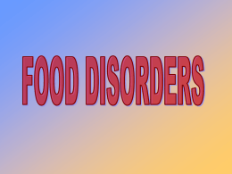 Food disorders