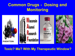 Common Drug Dosing and Monitoring Problems
