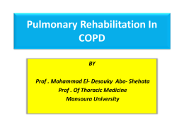 COPD Rehabilitation