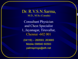 IHD Dx. Rx. by Dr Sarma - drsarma.in