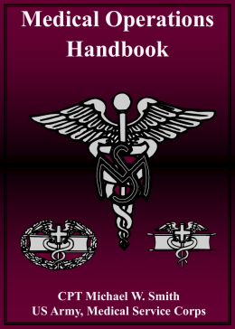 Med Ops Handbook, February 01 Version