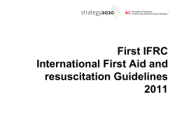 IFRC Guidelines