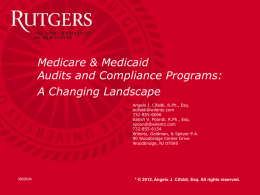 Medicare & Medicaid Home Study Power Point Presentation