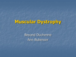 Muscular Dystrophy - Pediatric PM&R Net