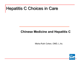 Hepatitis C Choices in Care