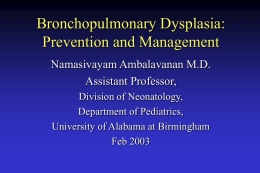 Mechanical Ventilation in Respiratory Distress Syndrome