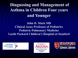 Controversies in Asthma Care in Children