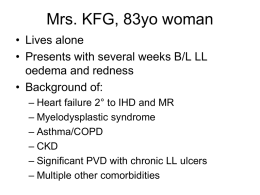 Mrs. KFG, 83yo woman - Oncology Clinics Victoria