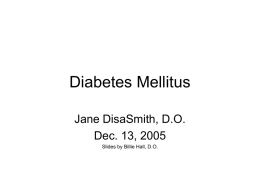 Diabetes Mellitus - Cleveland Clinic Hospital Locations