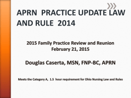 2015 Family Practice Review and ReunionFebruary 21