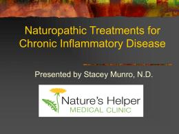 Naturopathic Treatments for Inflammatory Disease
