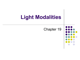 Light Modalities