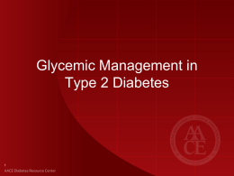 Type 2 Diabetes Management Goals