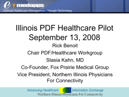 Illinois PDF/H Pilot - Association for Information and