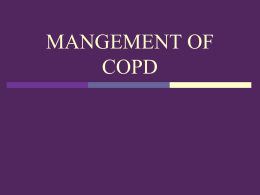 ERS-ATS COPD Guidelines