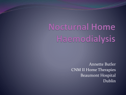 Nocturnal Haemodialysis