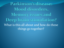 Parkinson’s disease and mood disorders