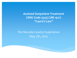 AOT The Nevada County Experience 2015