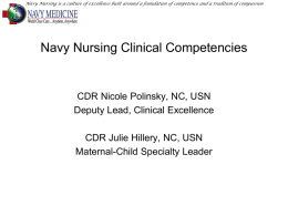 Navy Nursing Clinical Competencies