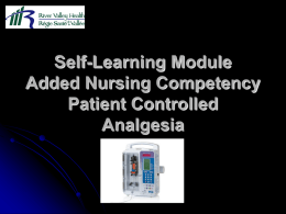 Self-Learning Module Added Nursing Competency Patient