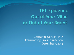 The DX. And RX. Of TBI/PTSD in OIF/OEF Veterans