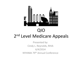 2nd Level Medicare Appeals