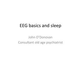 EEG basics and sleep