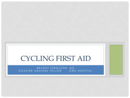 Cycling first Aid