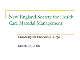 New England Society for Health Care Material Management