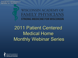 Patient Centered Medical Home Quality Patient Care In The
