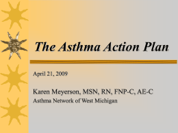 Asthma Action Plan: An Individualized Guide