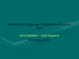 Speech and Language Team and Nursing Staff