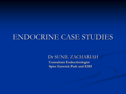 ENDOCRINE CASES AND UPDATE