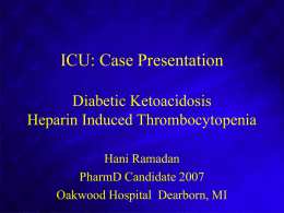 Diabetic Ketoacidosis - Royal Oasis Pharmacy