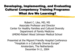 Understanding Racial/Ethnic Differences in Patients