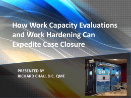 How Work Capacity Evaluations and Work Hardening Can