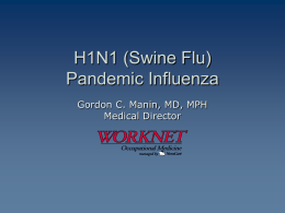 Disaster Preparedness Scenario: Pandemic Influenza