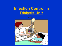 Infection Control in Dialysis Unit
