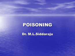 POISONING - Netmedico | A medico hangout