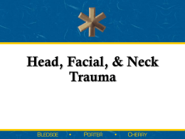 Head, Facial, & Neck Trauma
