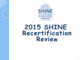 SHINE Program