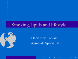 Lifestyle ,smoking and statins