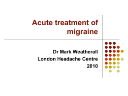 Myaesthenia gravis - London Headache Centre