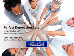Perfect Depression Care - Henry Ford Health System