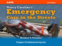 Chapter 1 EMS Systems, Roles, and Responsibilities
