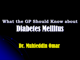 Diabetes mellitus