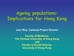 Long Term Care in Hong Kong: Is quality care affordable?