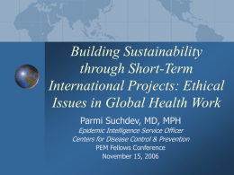 Building Sustainable Services through Brief International