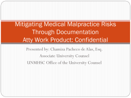 Mitigating Medical Malpractice Risks Through Documentation