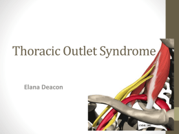 Thoracic Outlet Syndrome - Learning